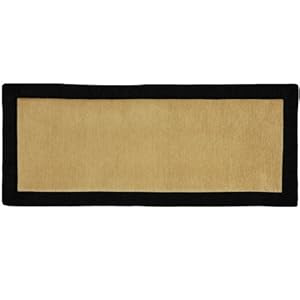 Amazon.com - Solid Chenille Memory Foam Kitchen Rug, Black ...