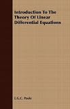 Introduction To The Theory Of Linear Differential Equations