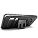 HTC One M9 Case, CellBee [Rigid Armor] HTC One M9 Dual Layer Heavy Duty Holster (Built-in Credit Card Slot Clip) Case with Kickstand and Locking Belt Swivel Clip - Retail Packaging Warranty Applied(Rigid Metal)