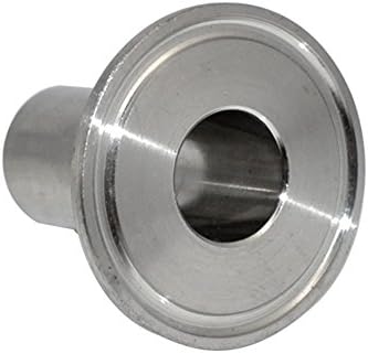 GDZJ 1/2" DN15 Sanitary Female Threaded Ferrule Pipe Fitting Tri Clamp Type SS316 NEW(US Stock)