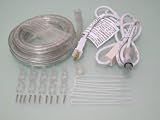 10Ft Rope Light; Pure White LED Rope Light Kit 6000K; 1.0