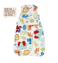 Grobag Doodle Zoo 2.5 Tog Baby Sleeping Bag for 0 - 6 Months