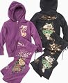 Ed Hardy Little Girl Printed Hoodie & Pants