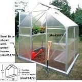 Basic Greenhouse (Silver/Clear) (6'6h x 6'6w x 5'd (32 sq.ft.))