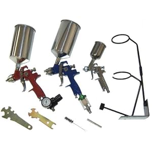 HVLP-SPRAY-GUN-SET-Auto-Paint-Primer-Topcoat-Touch-Up