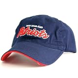 New England Patriots Blue Tattered Bill Adjustable Baseball Hat