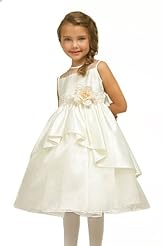 Girls Tea Length Flower-Girl Dress/Pageant Dress 