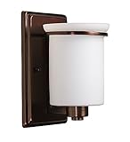 IMAGE OF Artcraft Lighting AC3701BB Vector Bathroom Wall Sconce Light, Burnished Bronze