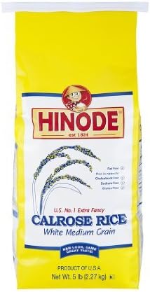 5lb Hinode Calrose Medium Grain White Rice by Hinode