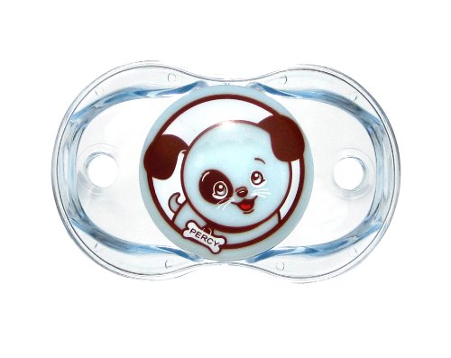 RaZbaby Keep-it-Kleen Pacifier - Percy Puppy