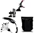 Auto Pearl - Combo Of - Mobix Car Charger , Semi Cylindrical Car Bin Dustbin And Car Mobile Stand RS.671.00