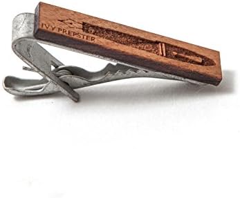 Mens Tie Clip - Wooden Fountain Pen Tie Bar - Cherry