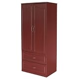 2-Door Wardrobe - Mahogany