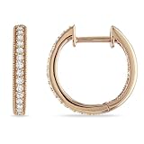 14k Pink Gold 1/4 CT TDW Diamond Stud Earrings (G-H, I1-I2)