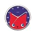 Present Time Peekaboo Cat Wall Clock