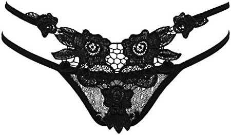 Favourite Women's Sexy Lace G-string Thong Panty Pack of 5