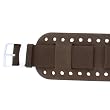 Men's Cuff Genuine Leather Watch Band Bown Suede Extra Wide Band 22mm SALE