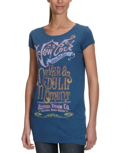 Hilfiger Denim SlimFit Damen Shirt/ T-Shirt  1657601022 / Six cn tee s/s, Gr. 36 (M), Blau Preisvergleich