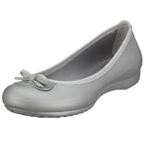 crocs Women's Lily Flat,Black/Black,10 M US