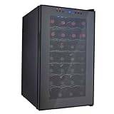 from Klarstein Klarstein Wine Refrigerator 28 bottles capacity black Model MKS-2