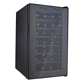 Klarstein Wine Refrigerator 28 bottles capacity black