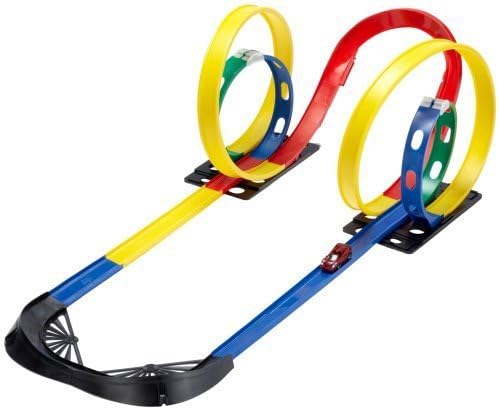 Darda Mission 50145 Racing Track with 1 Racing Car and 4 Loops 695 cm Long Track by Iden