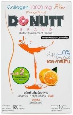 Donutt Collagen10000mg Plus(Orange) -12 Sachets