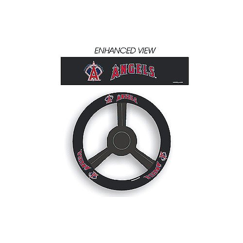 Los Angeles Angels of Anaheim Leather Steering Wheel Cover