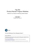 Top 10 Product Review Program Mistakes