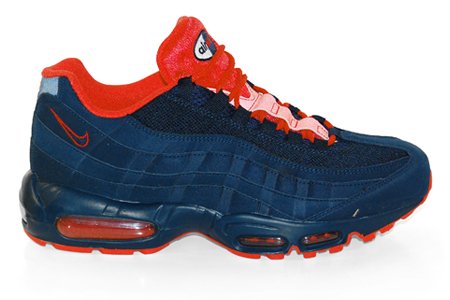 Nike Air Max 95 Mens Running Casual shoe Navy Red 609048-400