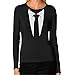 Printed Suit Tuxedo - Long Sleeve Tux Women's Tee-Shirt