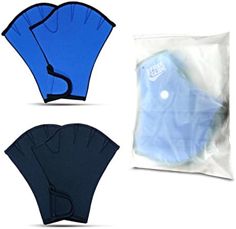 Swimming Training Gloves by Free Glide - Aquatic Hand Paddles To Aid Movement Through Water For Advanced Fitness Benefits