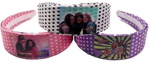HealthPersonalCare: LOT OF 3 NEW HANNAH MONTANA HEADBANDS, Hannah Montana Hat & Hairbrush also availble!