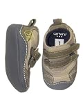 Best Price Carter's Hosiery Baby-boys Newborn Joby Tech Rocker Shoe, Gray/Navy, 4