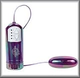 Candies 2 Inch Multi-Speed Waterproof Vibrating Egg Massager With Remote - Purple