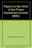 Report on the work of the Prison Department .. 1976. Statistical tables
