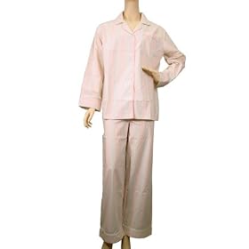 Buy Mas d'Ousvan Rosalie Blue Pink Stripes Pajamas Pure Cotton ~ 3 sizes by Couleur Nature