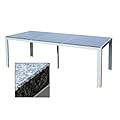 XXL GARTENM�BEL GRANITTISCH ALU GRANIT TISCH GARTENM�BEL 220cm