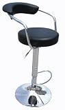 Brown Toledo Chrome Swivel Kitchen Breakfast Bar Stool