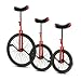 Torker Unistar CX-24 Unicycle – 24″ Vivid Red
