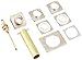 Pfister RT6-4DFK Kenzo 2-Handle Waterfall Roman Tub Trim with Handheld Shower 2.0 gpm Brushed Nickel
