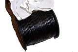 Genuine Leather Cord 2mm Black 5 Yards
