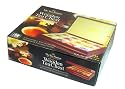 The Tea Nation Wood Tea Box with 144 Foil Envelopes in twelve falvors in a Color Outer Carton, 7.62 Box