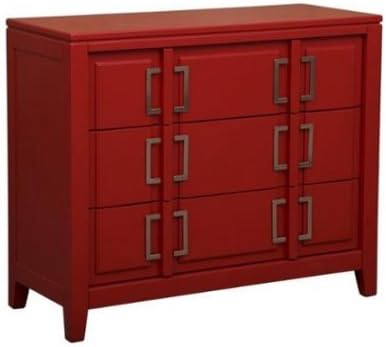 PRI 3 Drawer Chest in Vibrant Brick