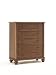 Bonavita Tomi Collection 5 Drawer Dresser, Cinnamon
