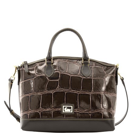 Dooney & Bourke Croco Satchel Gray
