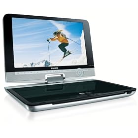 Philips - Lecteur DVD portable 16/9, 10,2" - PET-1030
