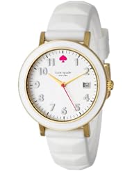 kate spade new york Womens 1YRU0417 Metro Analog Display Japanese Quartz White Watch