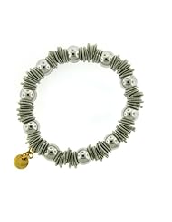 Sterling Silver Ball Spring Bangle