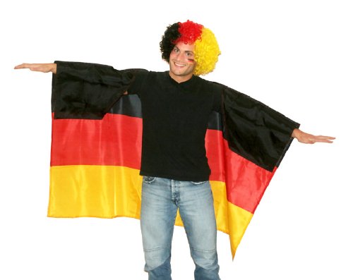 Fußball Fanartikel Deutschland Poncho Umhang zu WM EM Olympiade